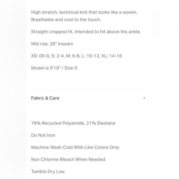 NWT Vuori Miles Ankle Pant in Ash - Picture 12 of 13